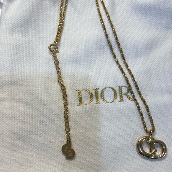 Christian Dior Adjustable Necklace With A Dust Bag About 17” - Picture 8 of 11